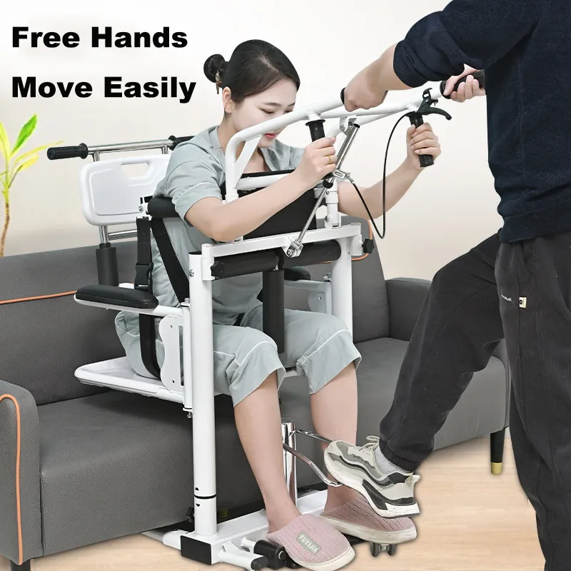 Adjustable Patient Moving Chair for Different Height Needs
