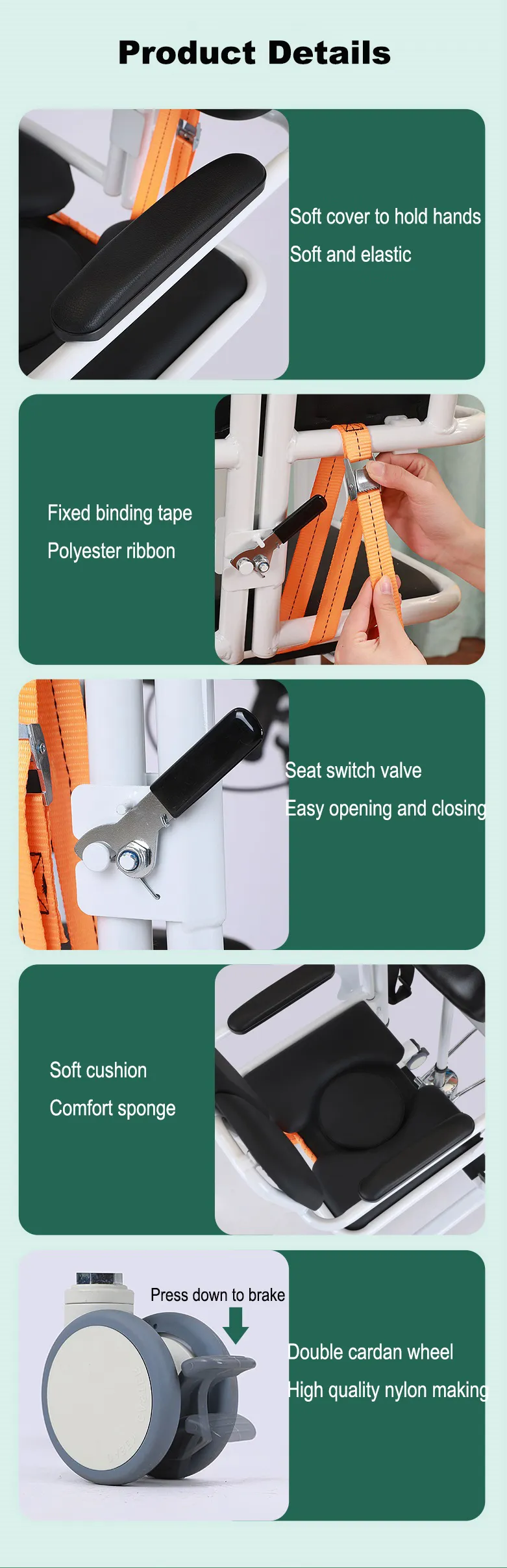 Transfer Chair Padded Seat Comfort Test