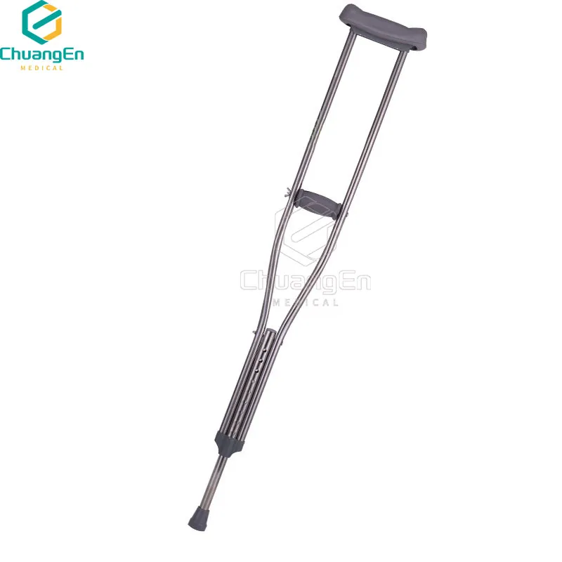 Premium Aluminum Underarm Crutches - Lightweight & Durable Support
