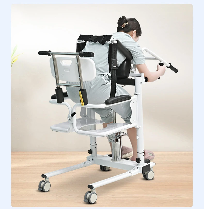 Adjustable Patient Moving Chair for Different Height Needs