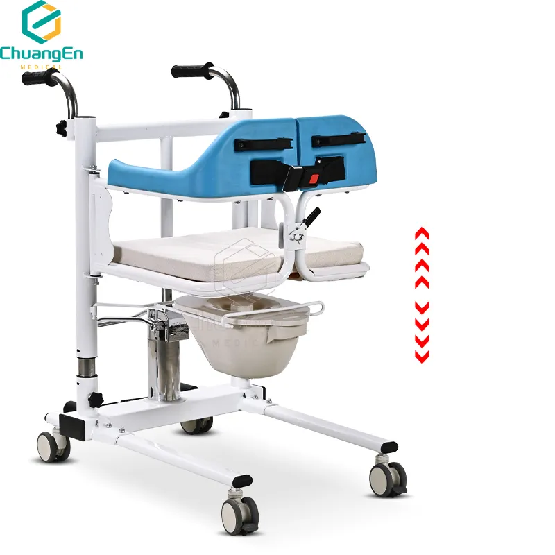 Safe Hydraulic Transfer Chair for Easy Patient & Elderly Lift