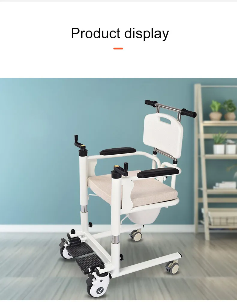 Chuangen CZY-Y01 Manual Directional Wheel Patient Lift Transfer Chairs For Disabled And Elderly