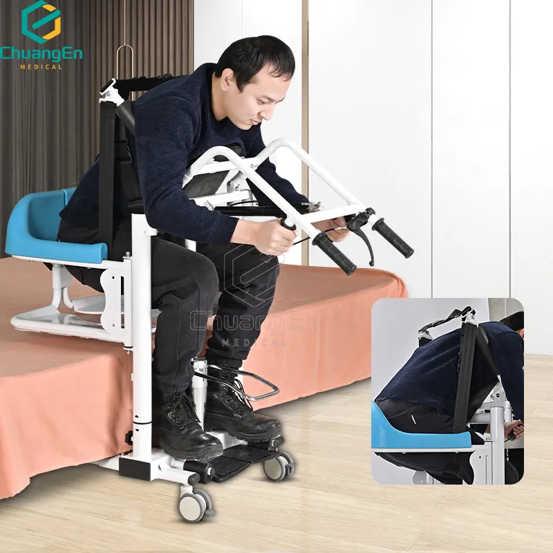 Safe Hydraulic Transfer Chair for Easy Patient & Elderly Lift