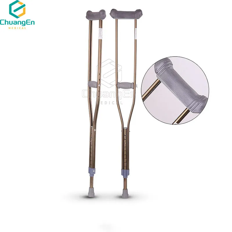 Lightweight Aluminum Underarm Crutches for Mobility Support