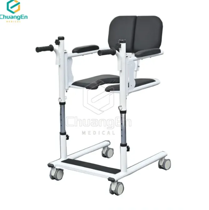 Space-Saving Manual Adjustment Transfer Chair For Elderly Design