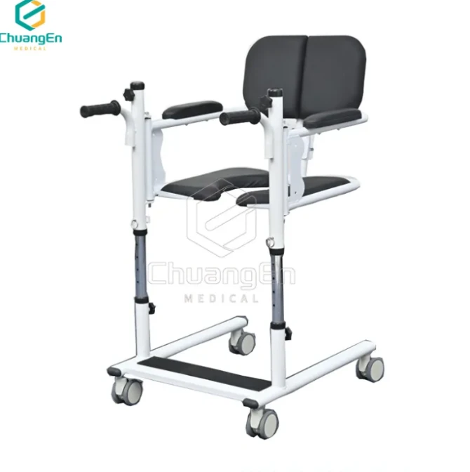 Space-Saving Manual Adjustment Transfer Chair For Elderly Design