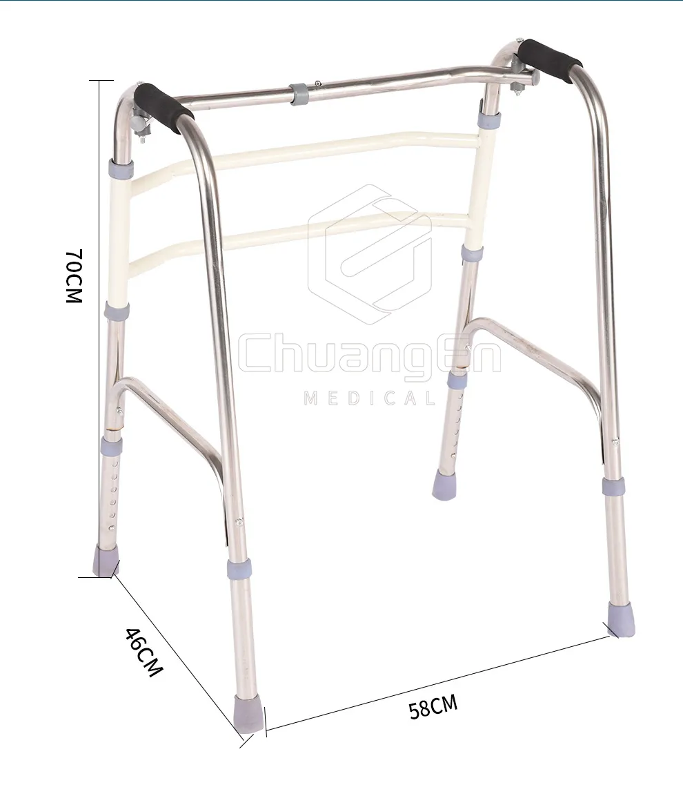 CZX-01 Stainless Steel Adult Folding Adult Walker