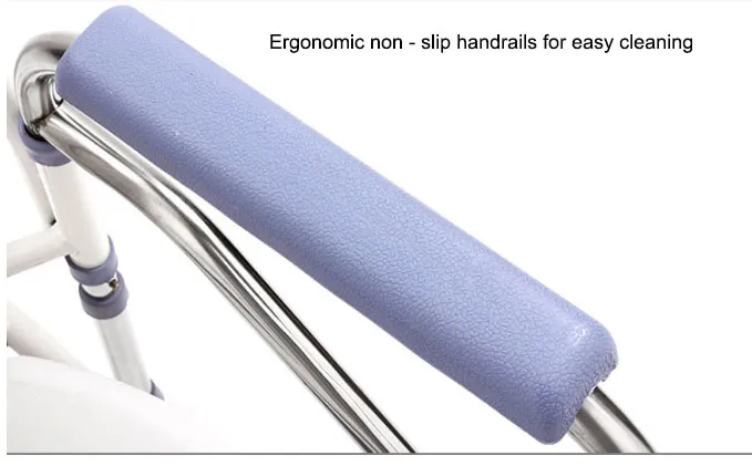 CZB-06 Portable Foldable Shower Commode Chair- Shijiazhuang Chuangen Technology | Adjustable, Durable, Portable