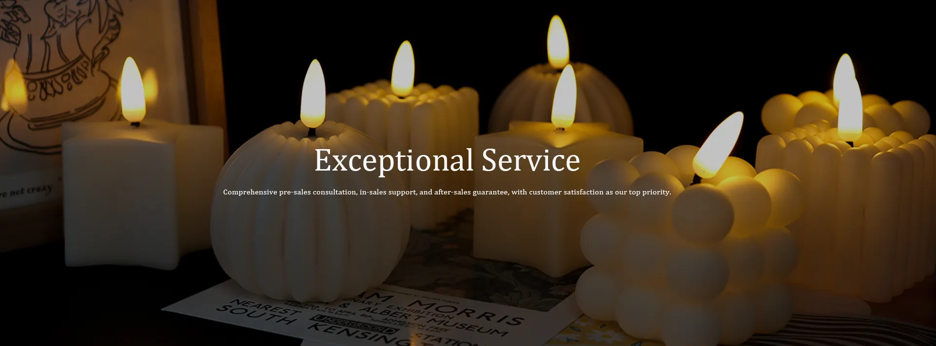 realistic flameless taper candles