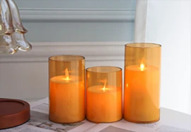 candle manufacturer wholesale household pink led taper candle set battery control