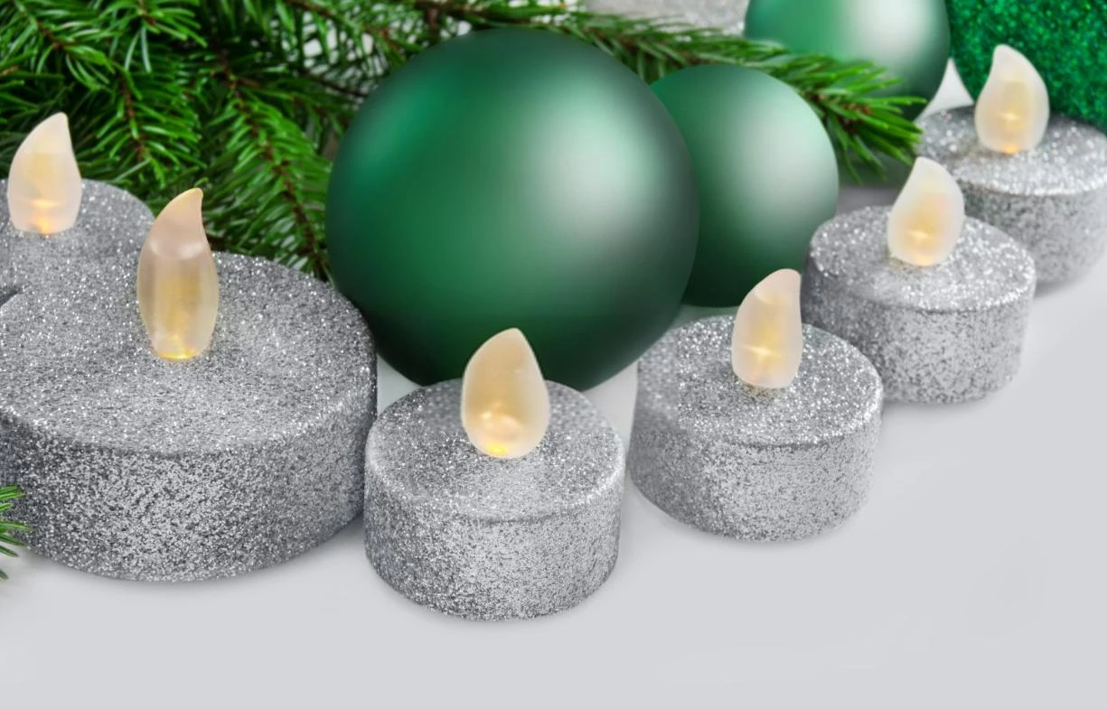 fake candle lights for christmas tree