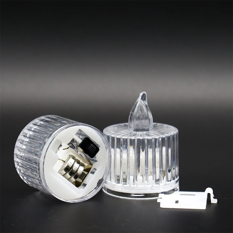 Led Tealight Candle Home Decoration Electric Color Candle Acrylic Material