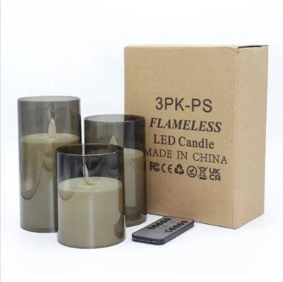 flameless taper candles