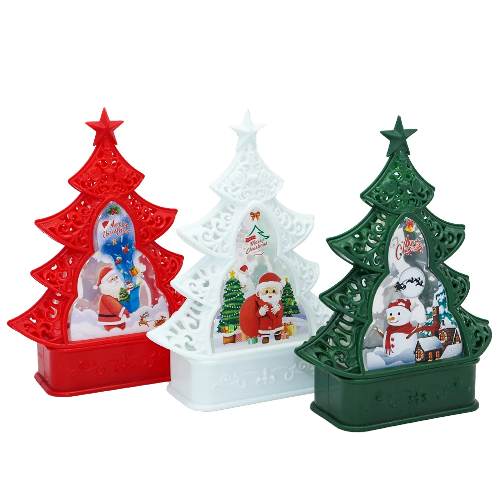 Hot selling high-quality Christmas tree LED candle gift, battery powered scene layout