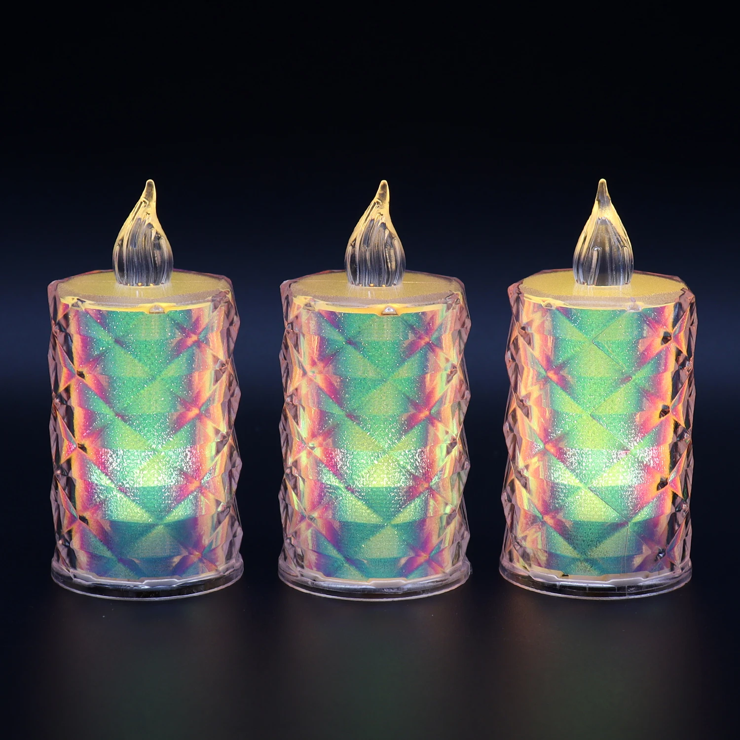 High quality and safe LED pillar wax laser proposal and confession wedding decoration