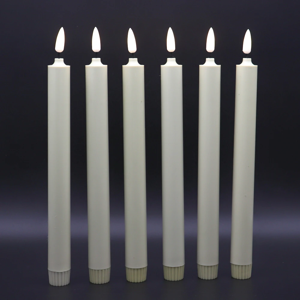 factory wholesale battery stick candle home decor plastic flameless simulated candle