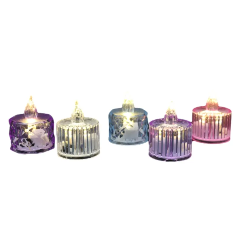 candle manufacturer wholesale household pink led taper candle set battery control