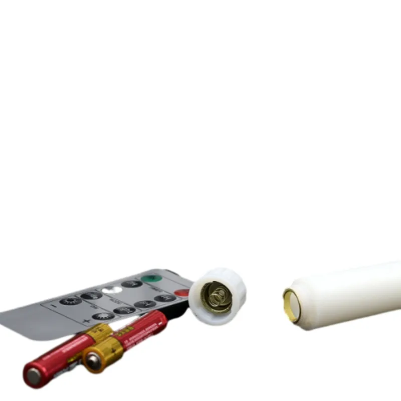 candle manufacturer wholesale household pink led taper candle set battery control