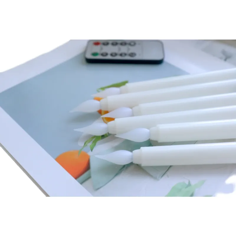 candle manufacturer wholesale household pink led taper candle set battery control