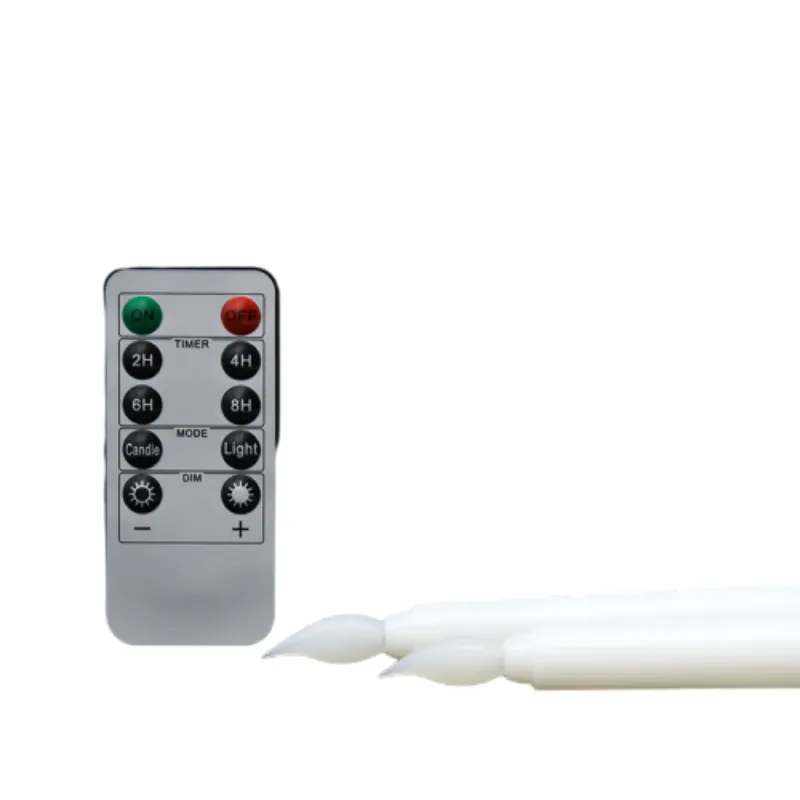 candle manufacturer wholesale household pink led taper candle set battery control