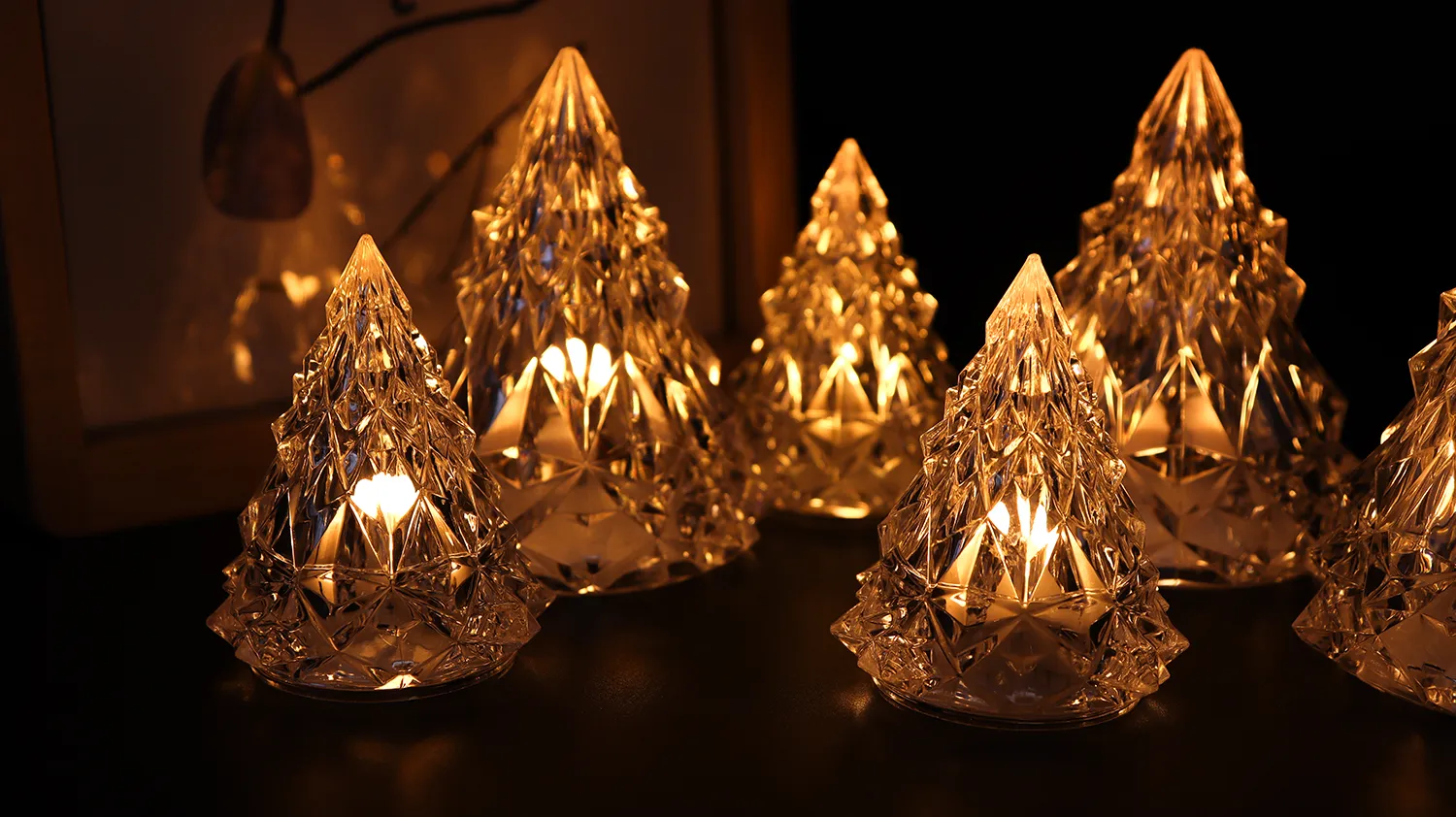 flameless taper candles