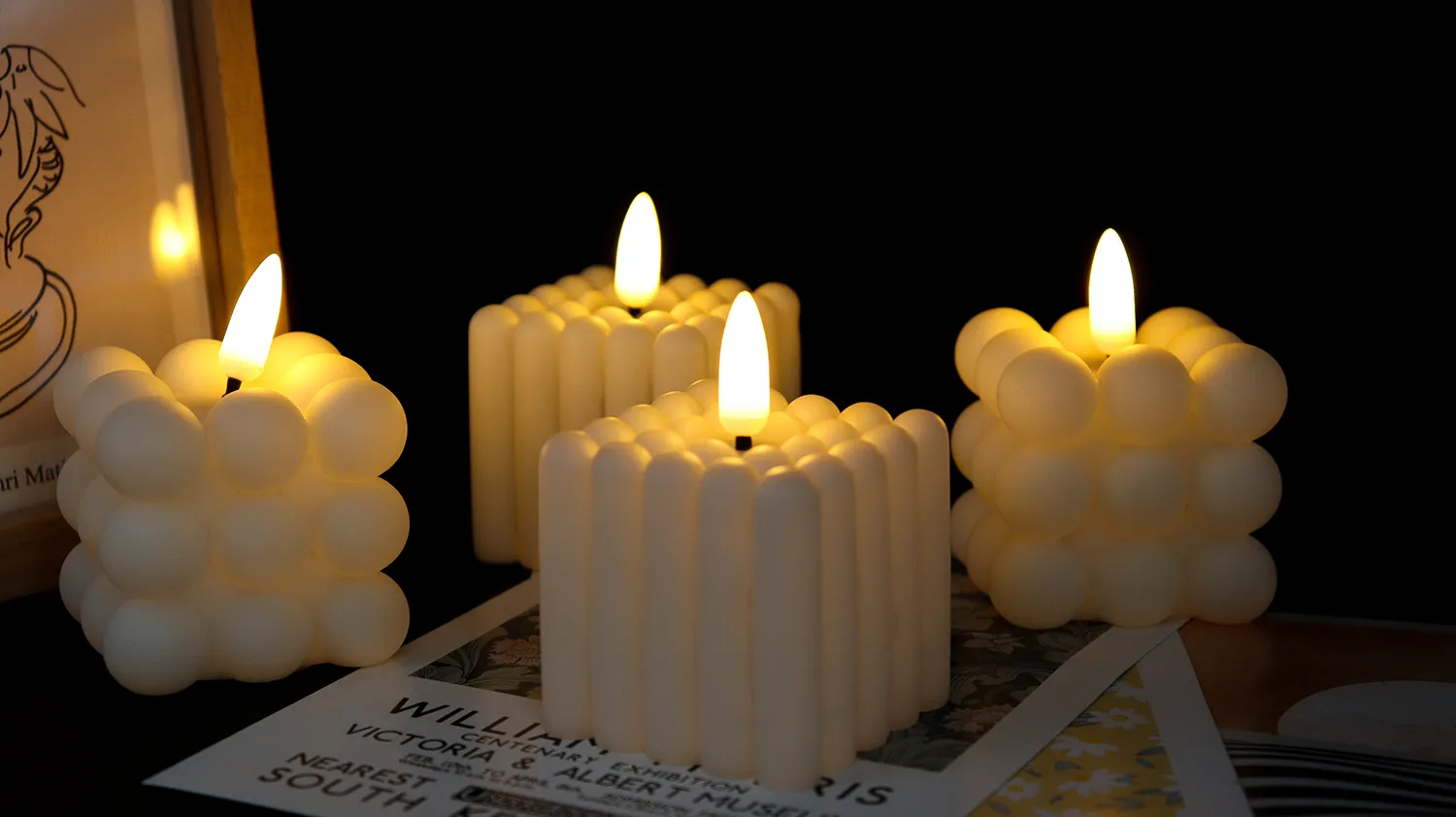 Read More About led candle wall art