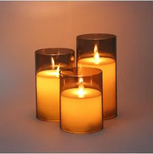 flameless taper candles