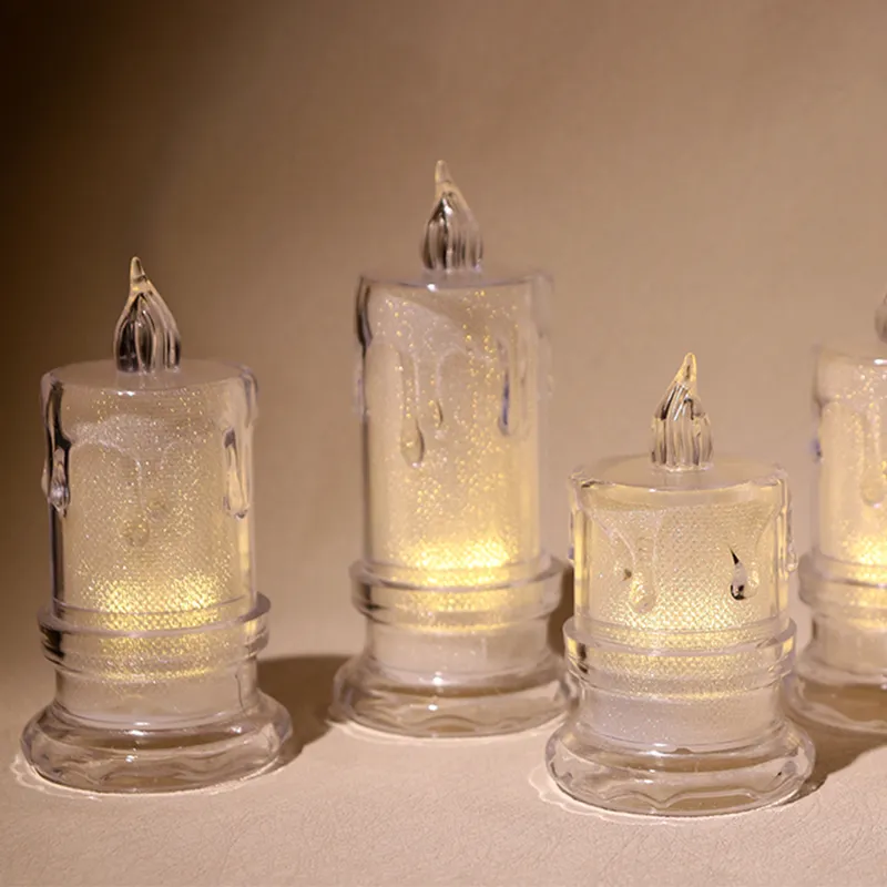 flameless candles wedding