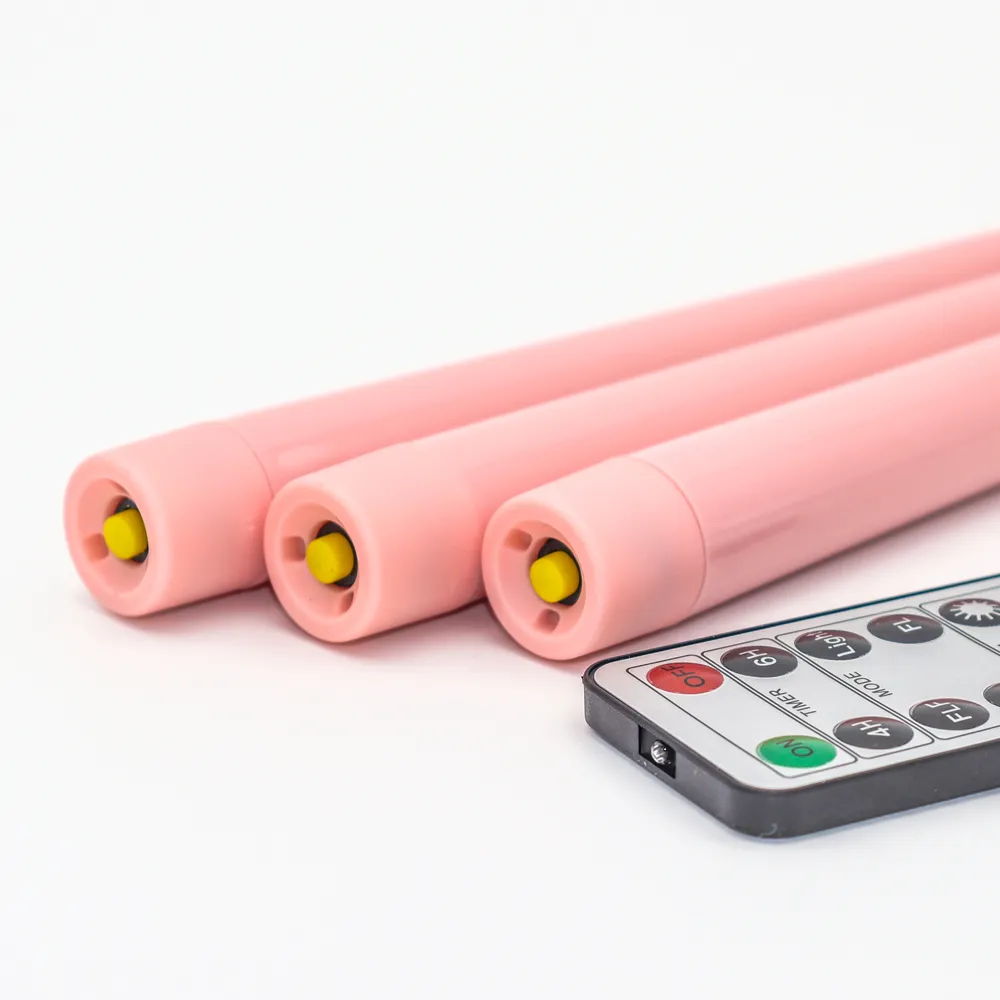 flameless taper candles