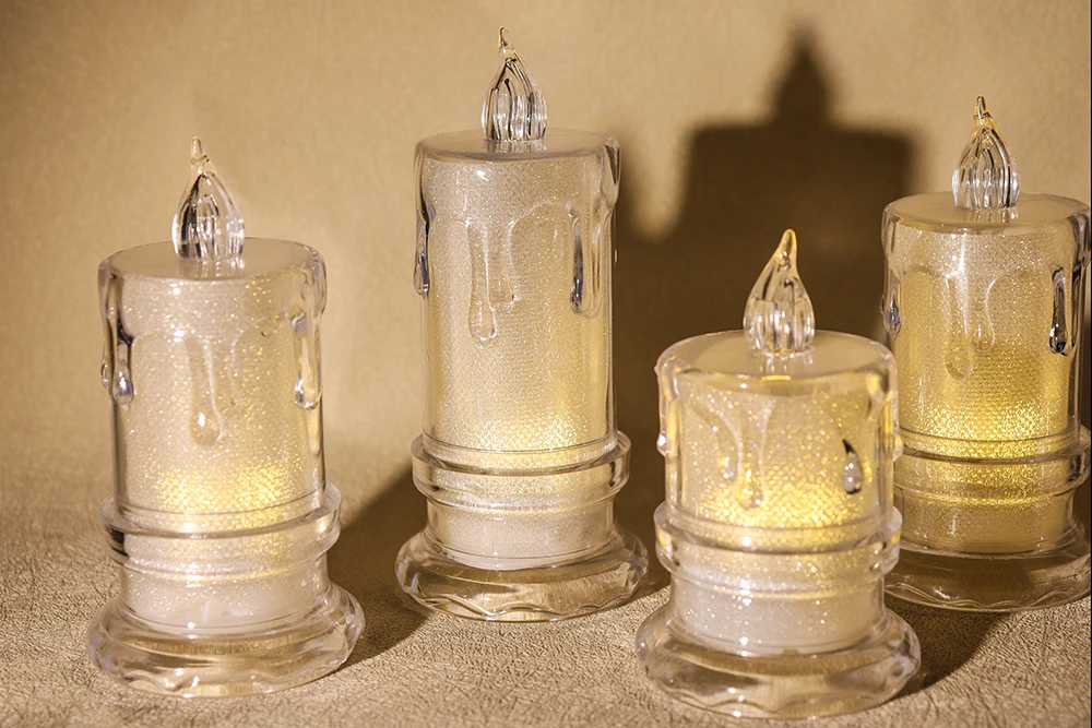 How can LED candles make a home a healing coffee shop?