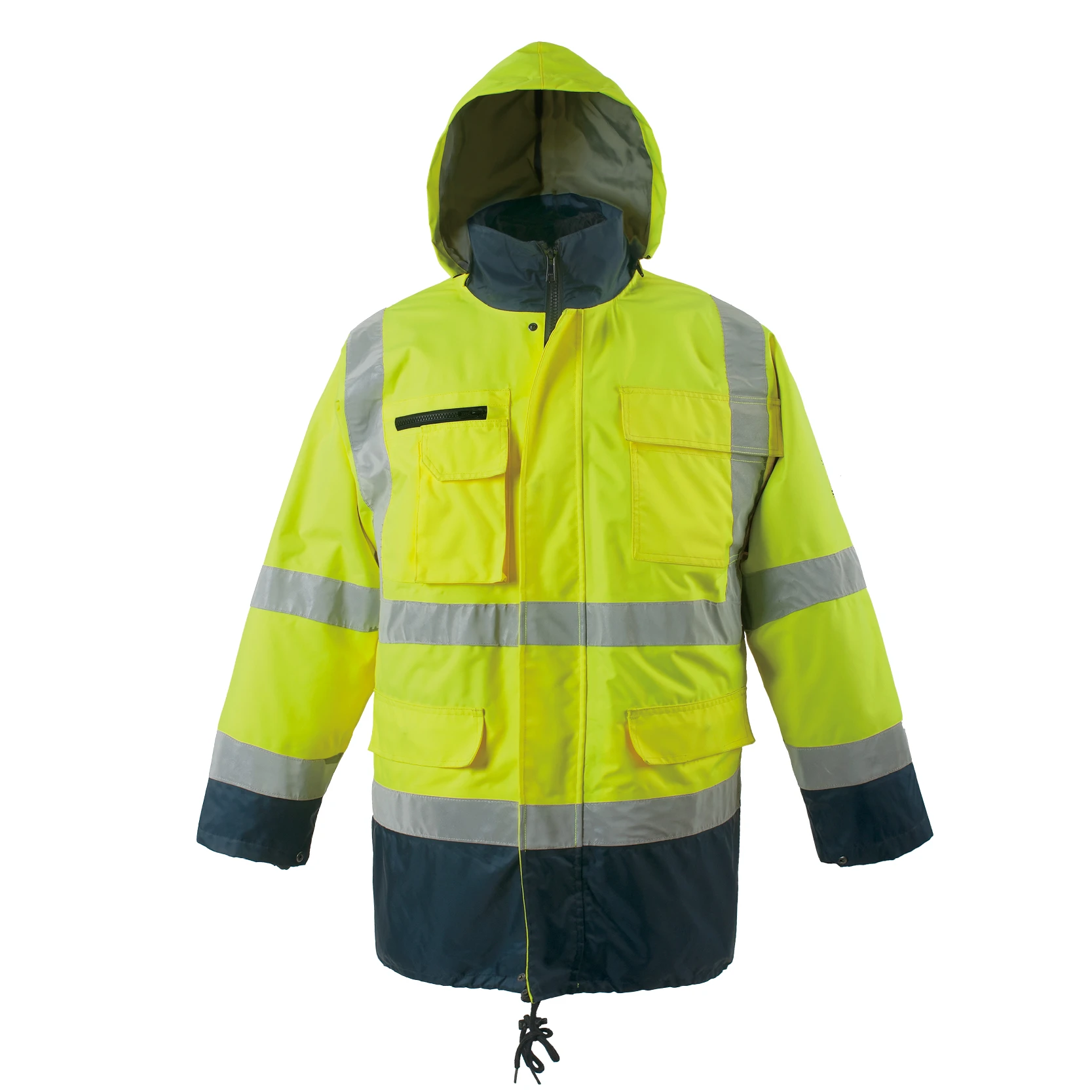 Men’s Hi Vis Winter Padding Jacket: Waterproof, ANSI Class 3