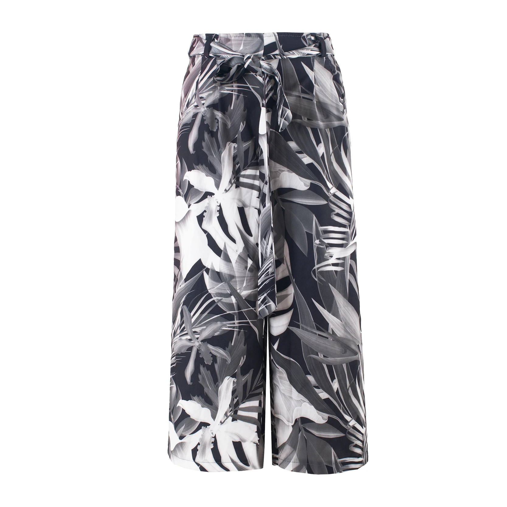 Wide Leg Printed Pants