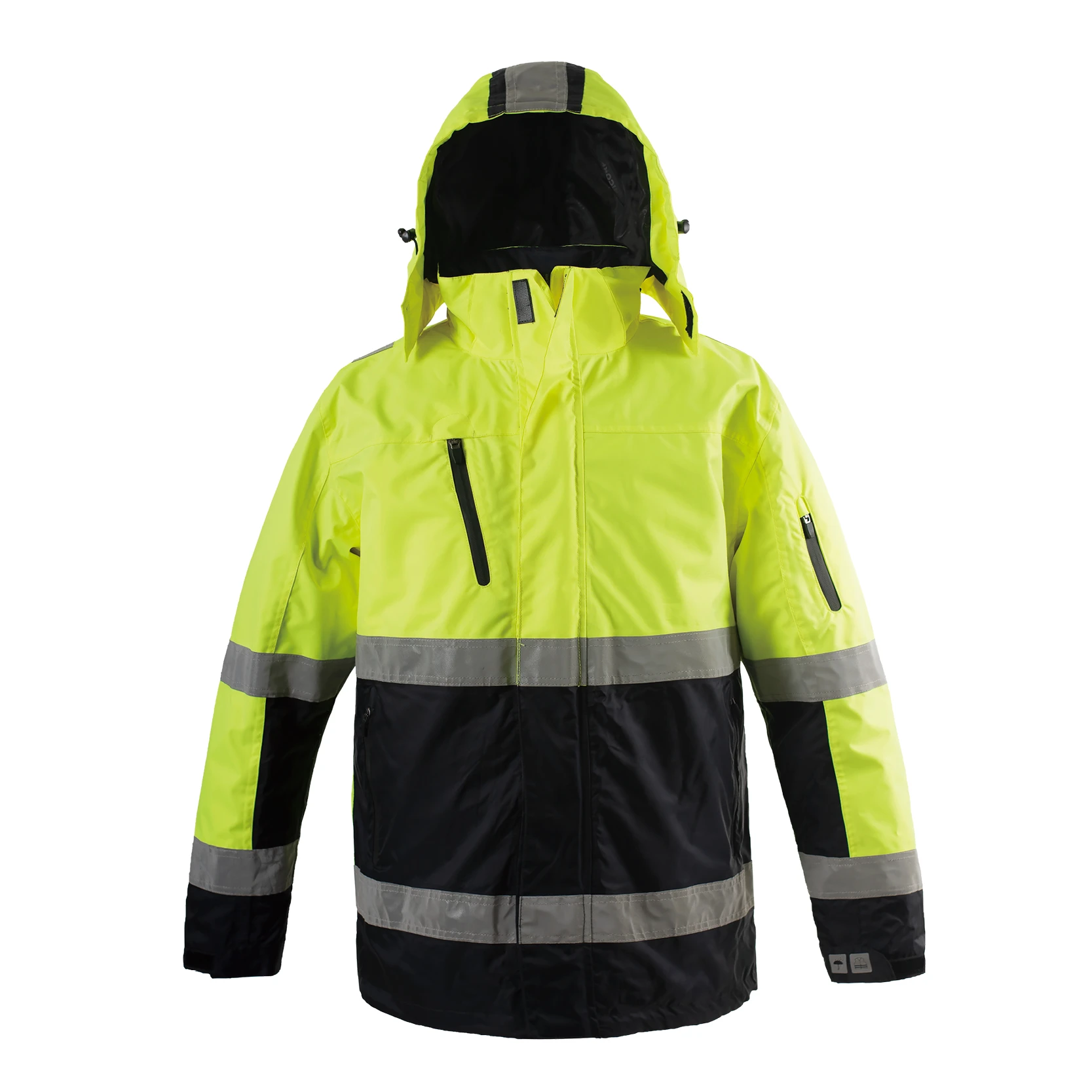 Men’S Hi Vis Winter Padding Rain-Proof Jacket