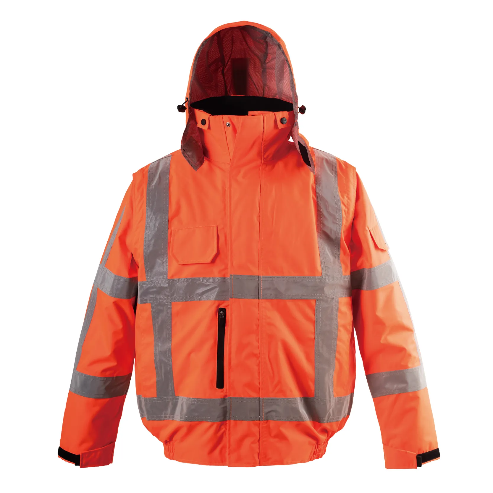 Mens Parka Removable Hood