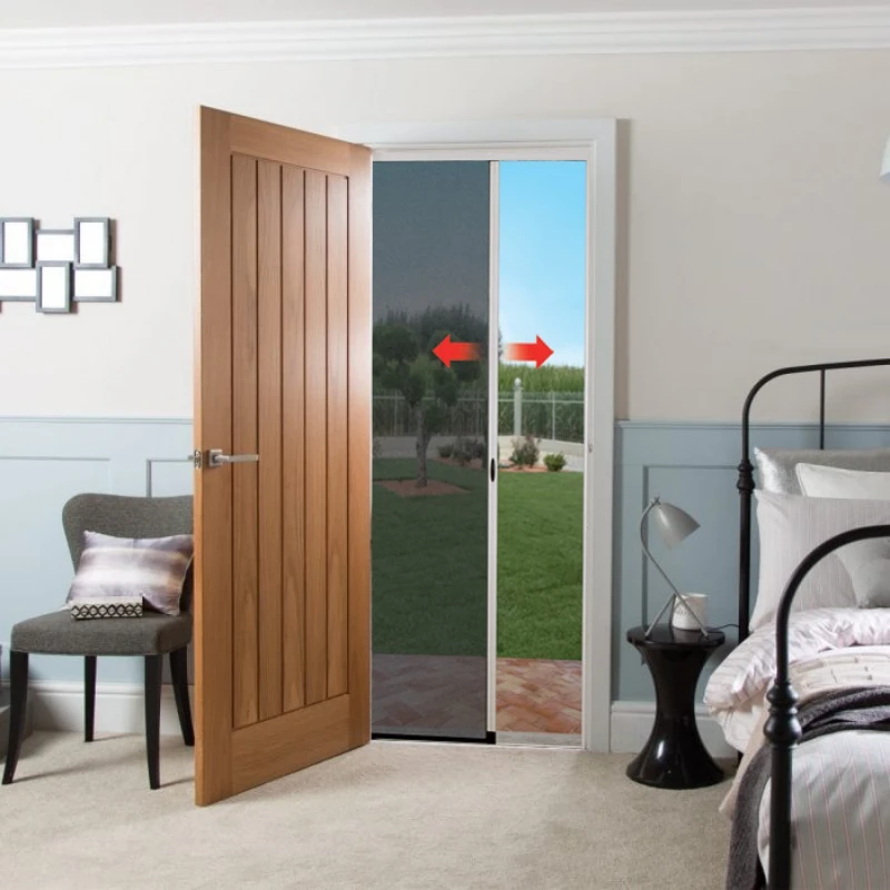 Home with Retractable Rolling Screen Doors