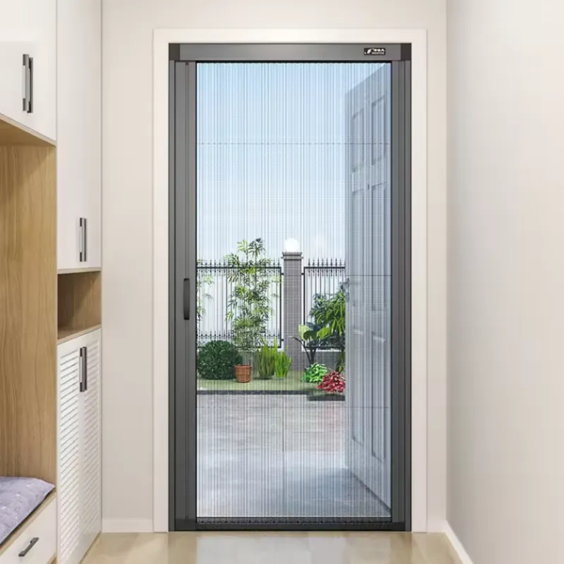 Retractable Pleated Fly Screen Doors | Stylish Insect Protection