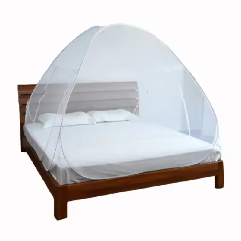 Pop Up Mosquito Net: Portable Bed Protection &amp; Self-Expanding Design | Crscreen Tech
