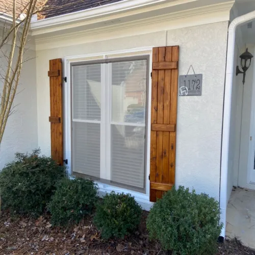 Pleated Mesh Door Pleated Mesh Door