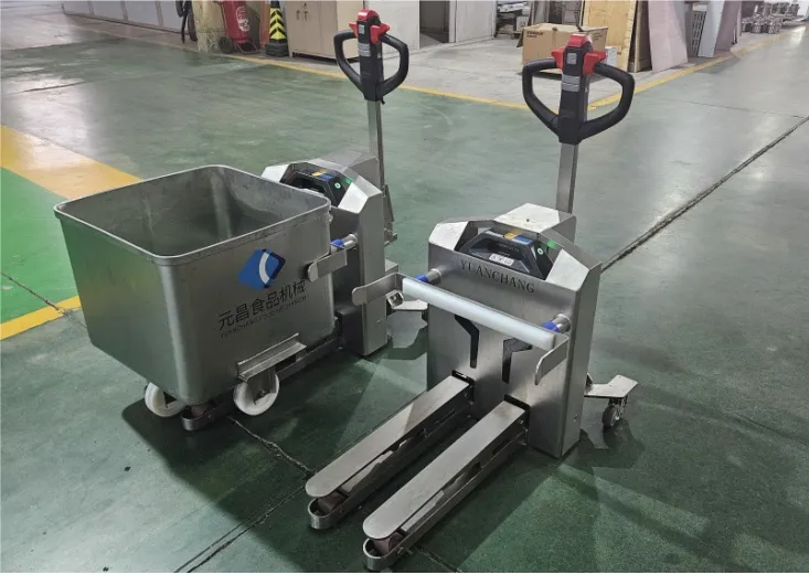 Electric trailers specifically designed for the food industry