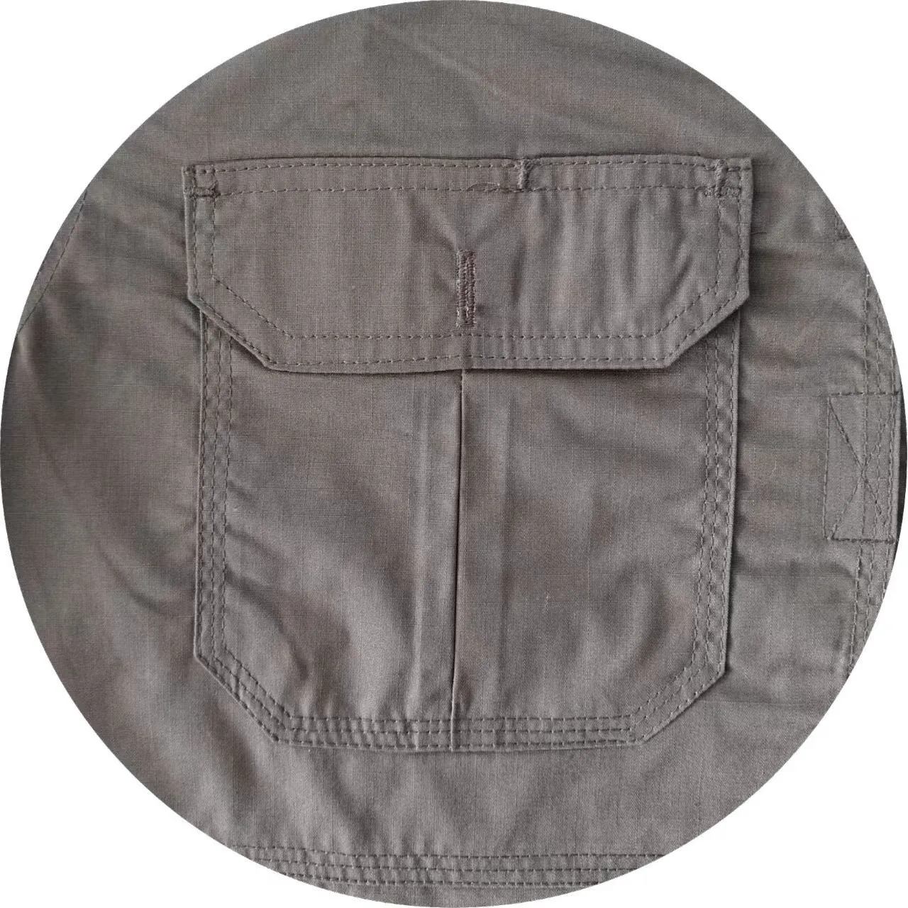 Men's Short-Sleeve Button-Front Work Shirt, Durable & Breathable