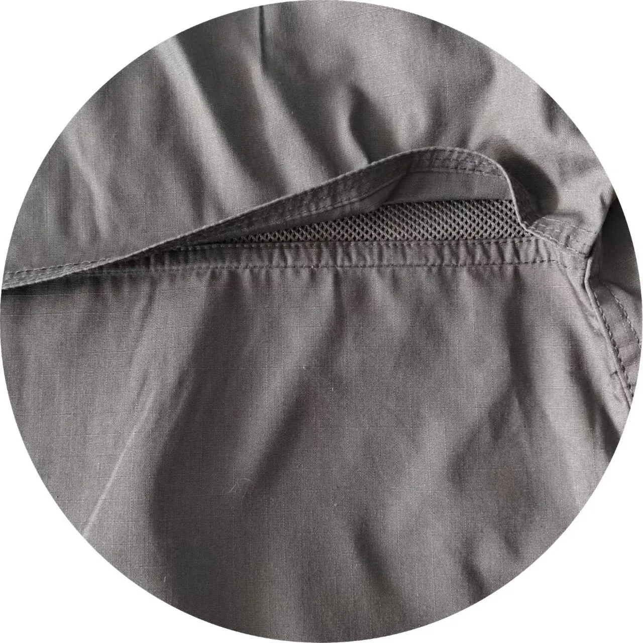 Men's Short-Sleeve Button-Front Work Shirt, Durable & Breathable