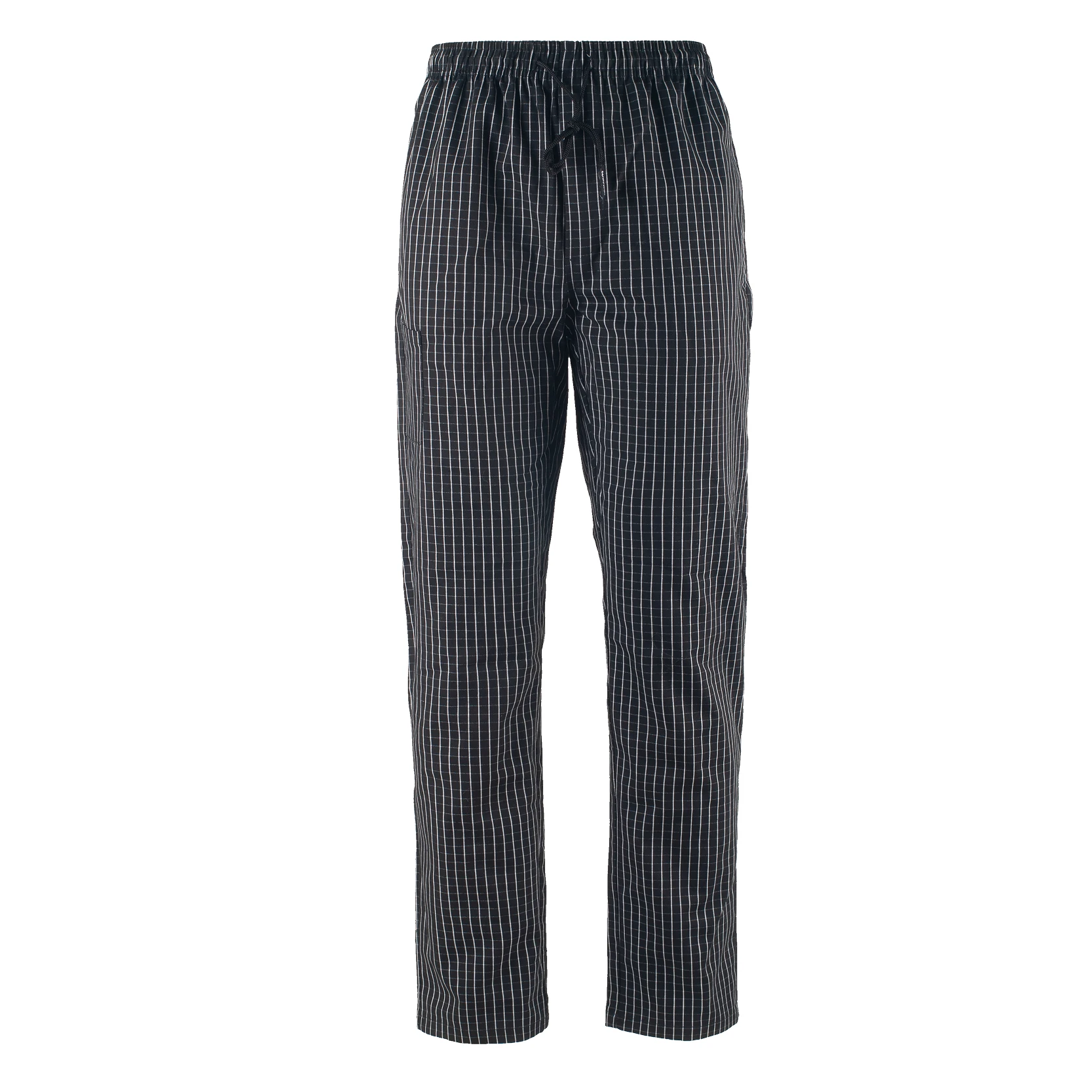 Casual Checkered Men’s Trousers, Elasticized Waistband with Drawcord, Lightweight & Comfortable, Perfect for Weekend Outings & Home Wear