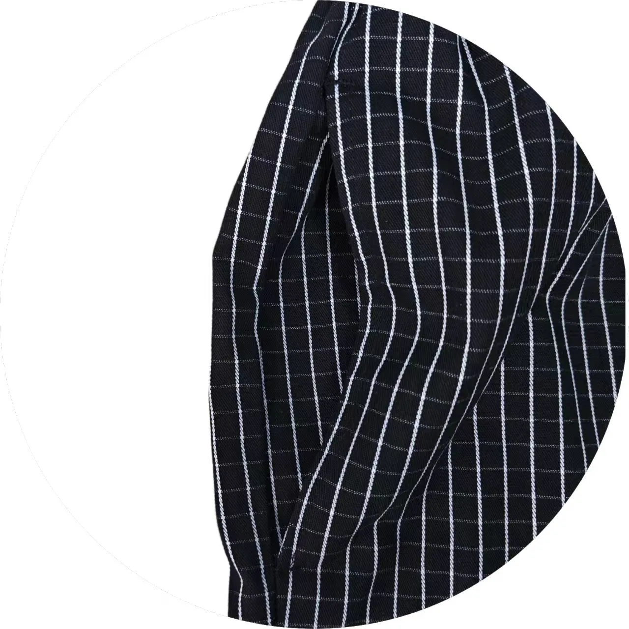 Casual Checkered Men’s Trousers - Lightweight & Comfy with Elastic Waist