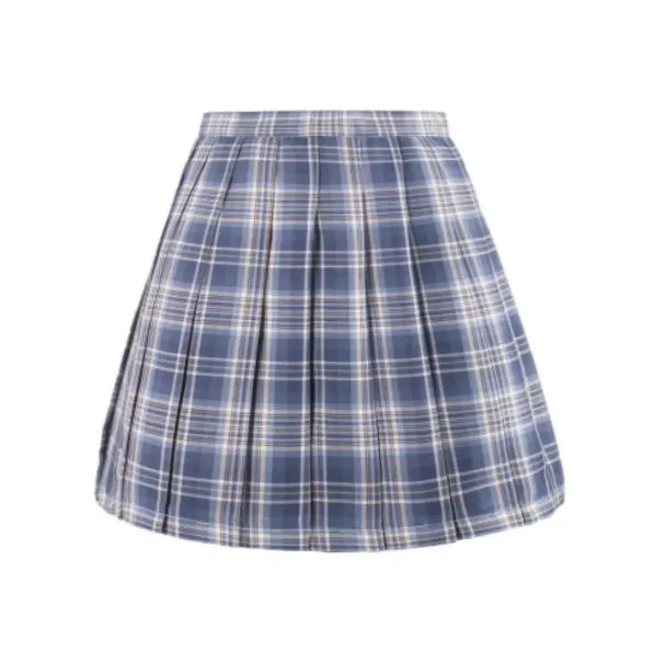 Why Brown and Blue Plaid Skirts Are Dominating Fashion