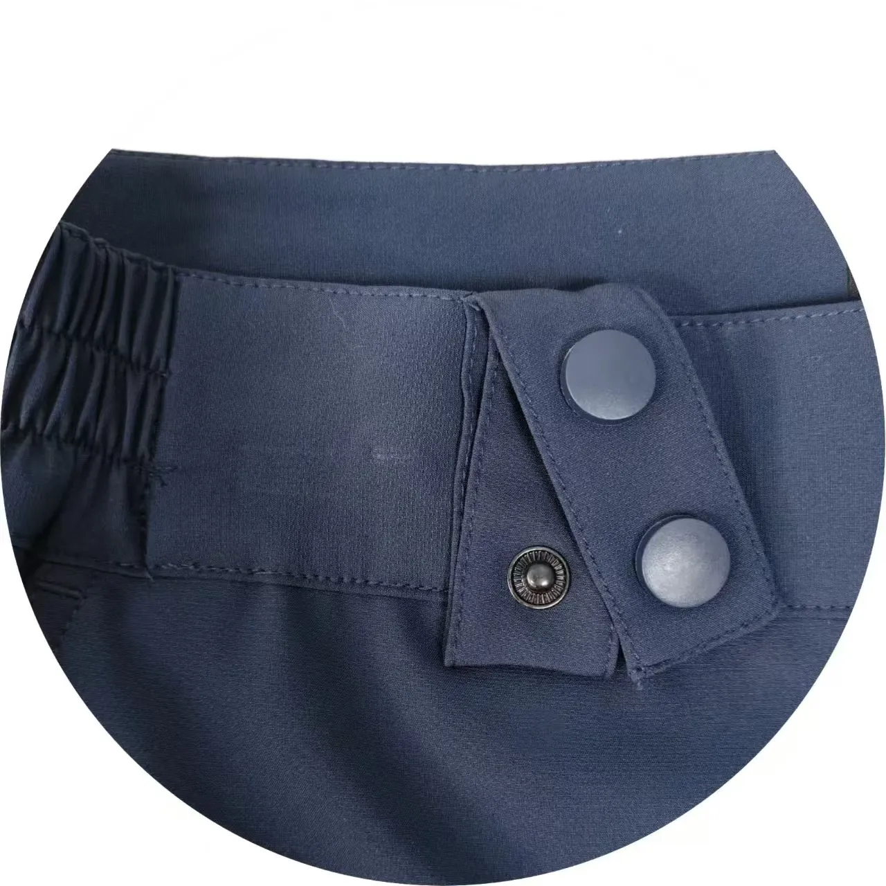 Men's Durable Cargo Work Pants - Zip Pockets, Elastic Cuffs