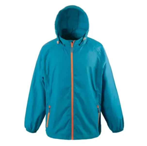 Sky Blue Raincoat for a Fresh Appearance