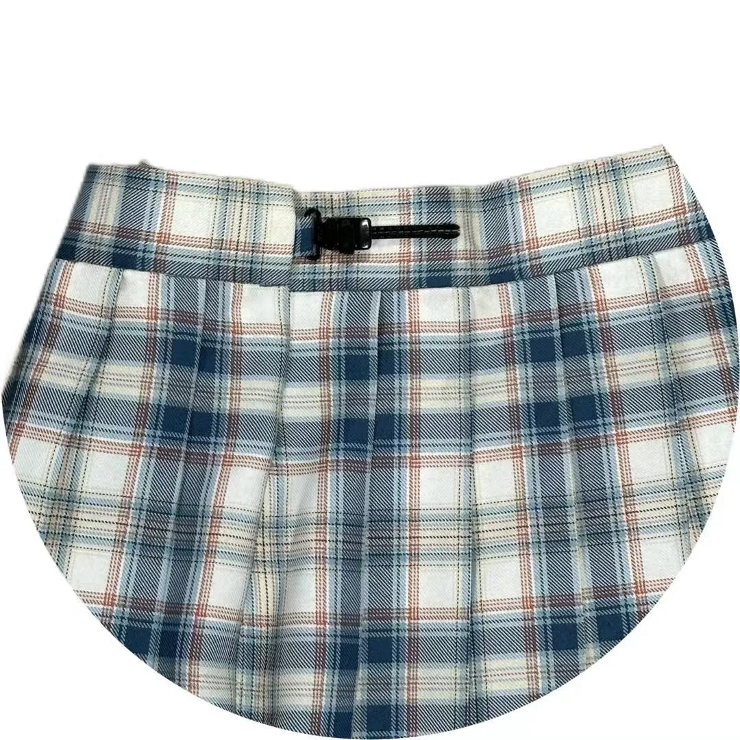 Cute Plaid Pleated Skirts for Sale - Girls' & Women's Blue Styles