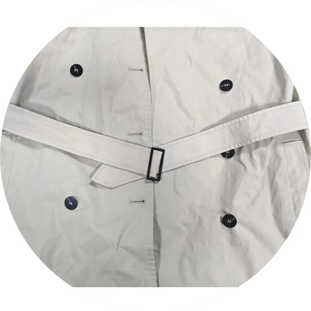 Women's Double Breasted Long Trench Coat | Classic Style & Elegance