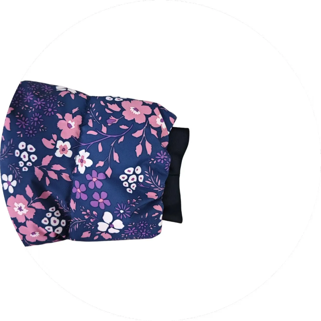 Women's Floral Print Hooded Down Coat | Warm, Removable Hood