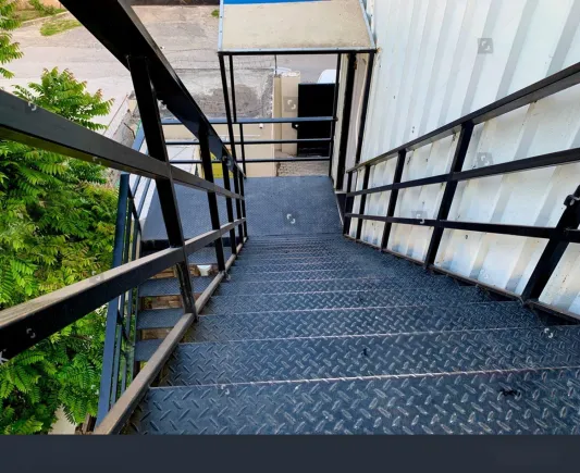 Metal Grating as Stair Treads: Safety Features Explained
